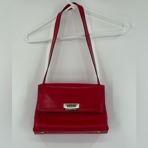 Adrienne‎ Vittadini Red Satchel Shoulder Bag